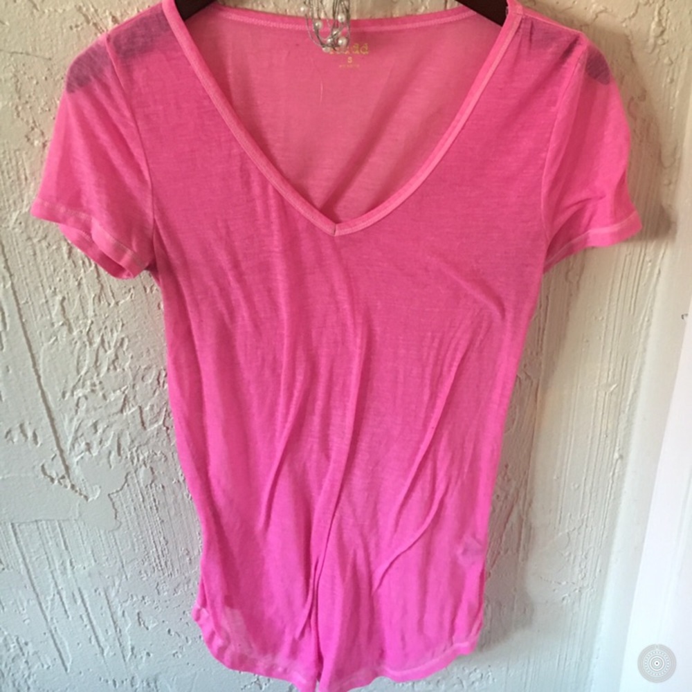 Hot Pink Sheer Tee